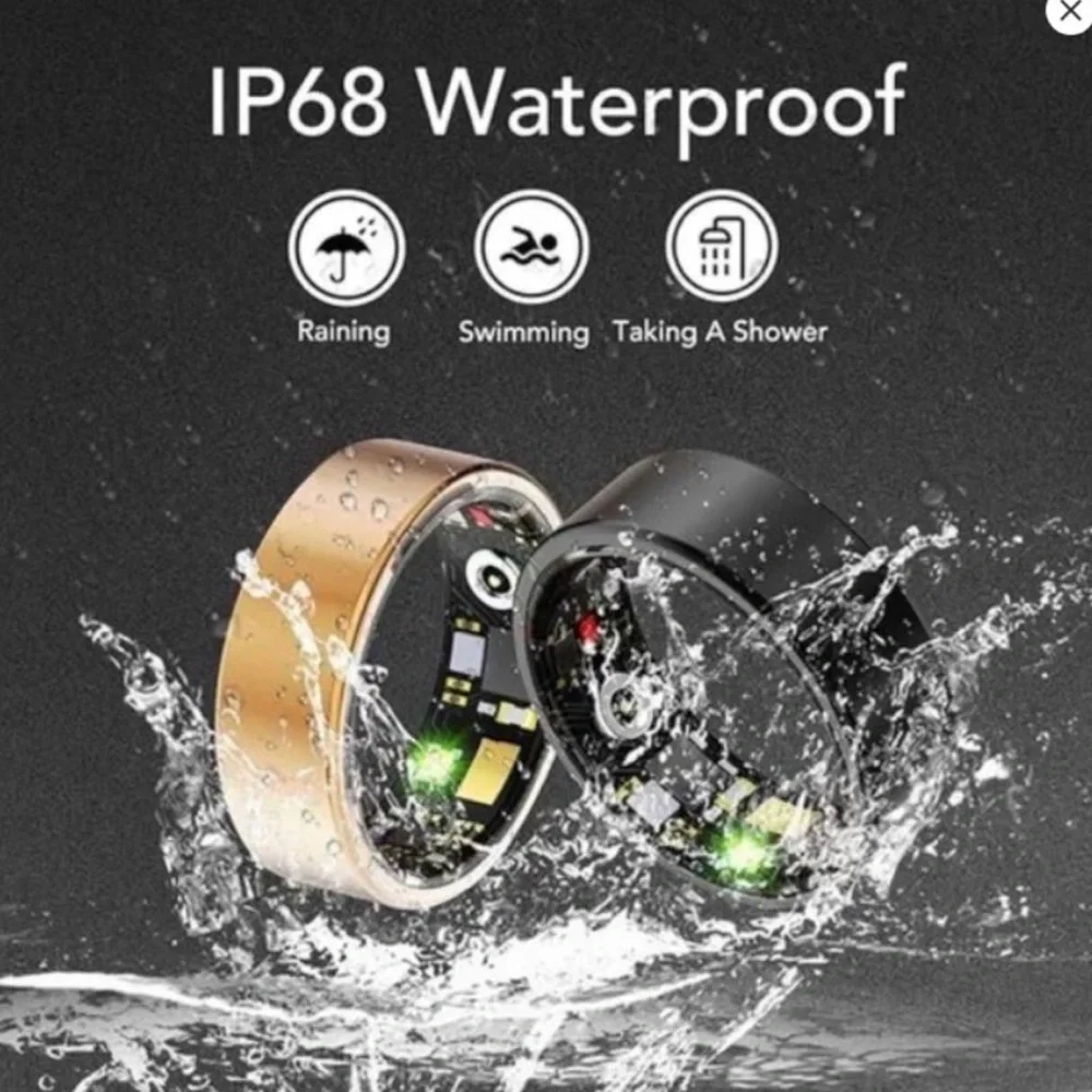 NWT GOLD Smart Ring Next Gen Health, Sleep Monitoring, Fitness Tracker